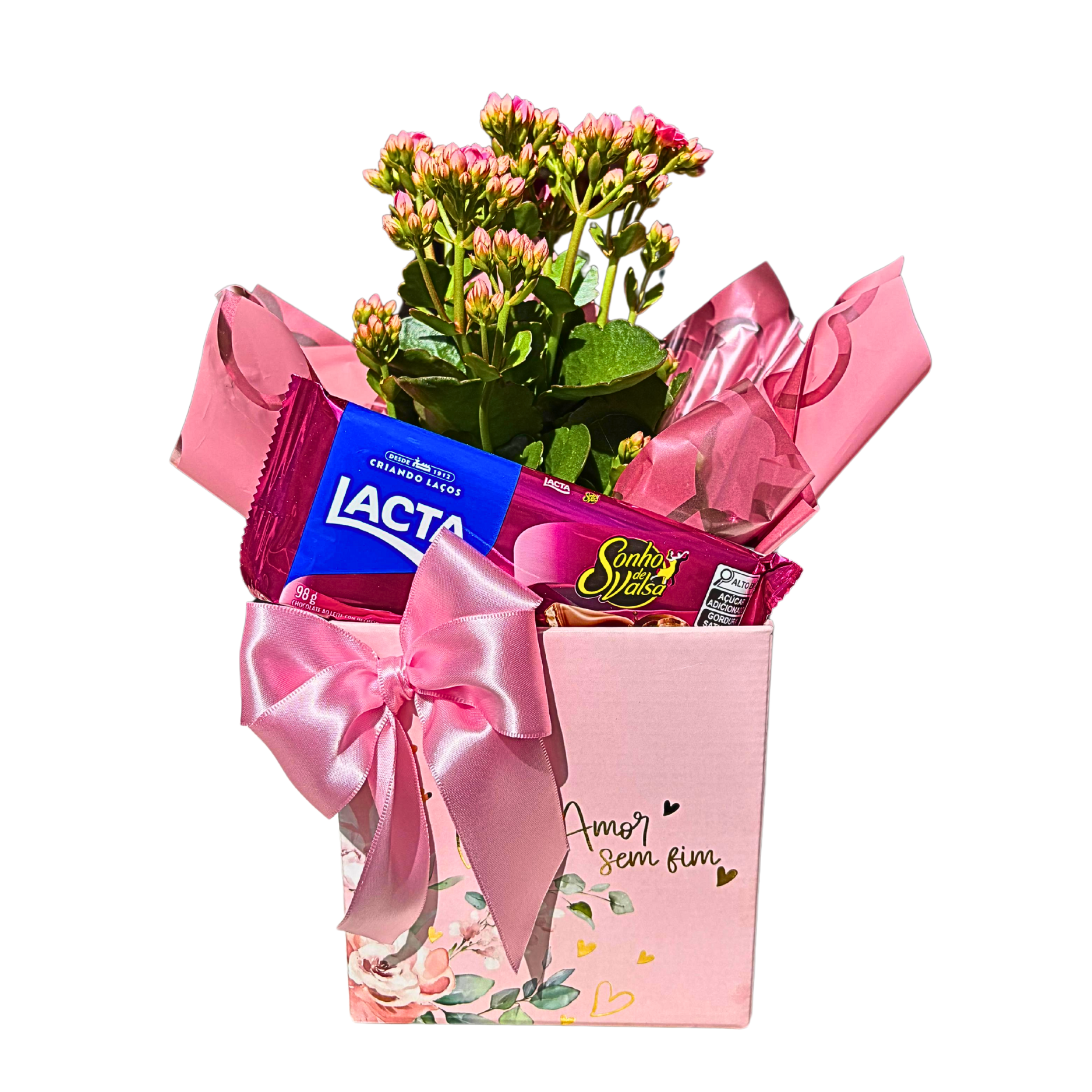 Box Amor sem Fim Kalanchoe e Sonho de Valsa