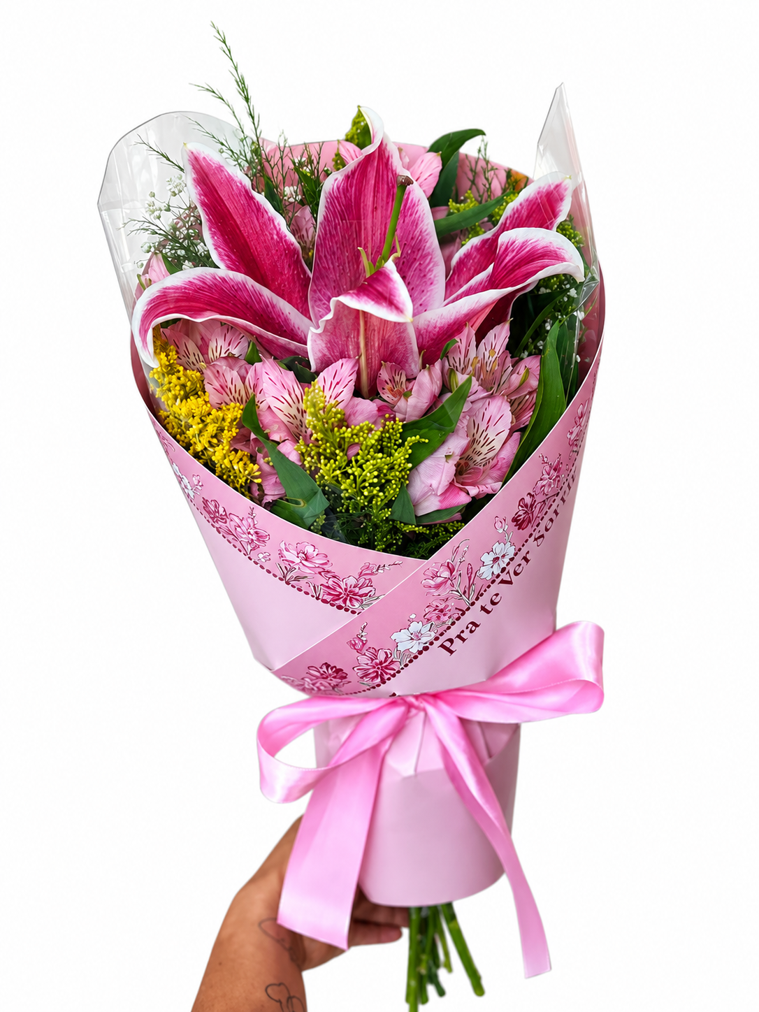 Buqu� Rosa Pra te ver sorrir